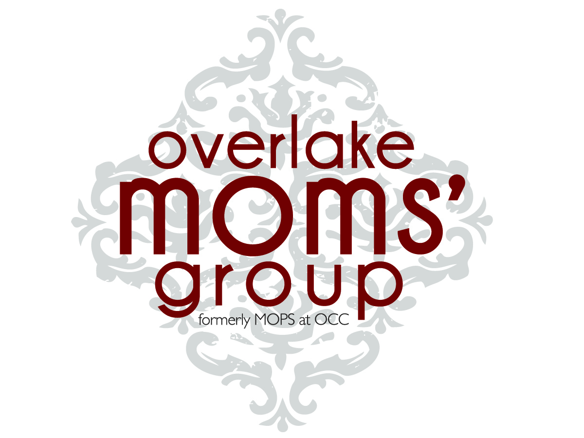 Overlake Moms Groups logo nametag